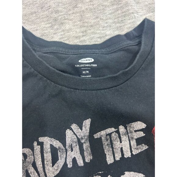 Old Navy Collectibles Friday the 13th T-shirt Men's Size Medium Graphic Short Sl - Picture 2 of 10